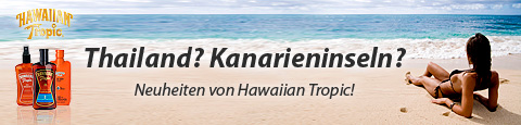Geschenk beim Kauf von 2 Hawaiian Tropic-Produkten
