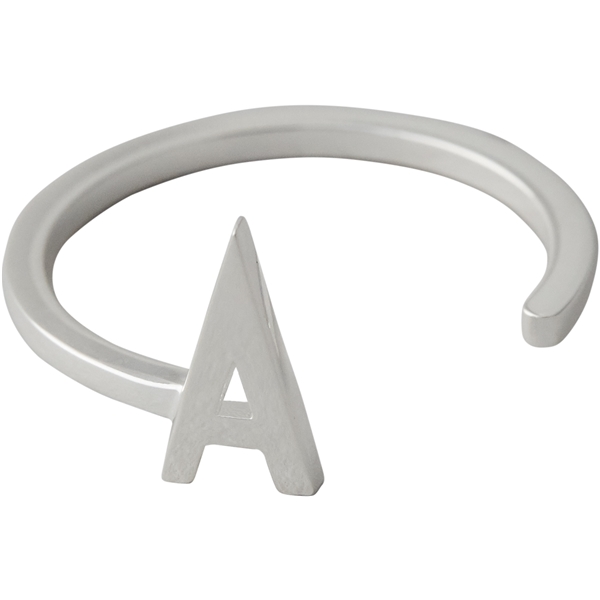 Design Letters Ring Silver A-Z (Bild 1 von 2)