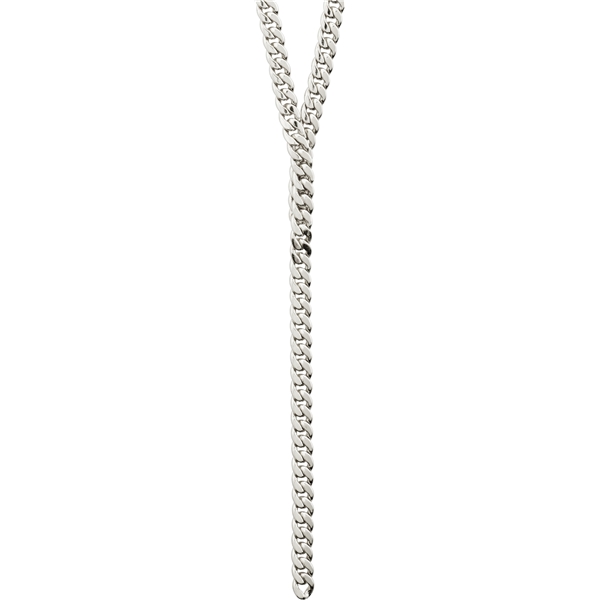12221-6011 COURAGEOUS Curb Chain Silver Necklace (Bild 1 von 3)