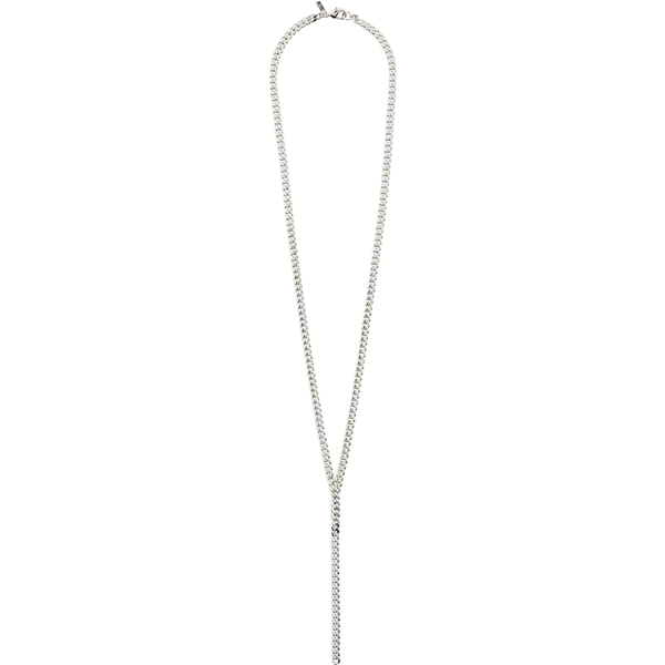 12221-6011 COURAGEOUS Curb Chain Silver Necklace (Bild 2 von 3)
