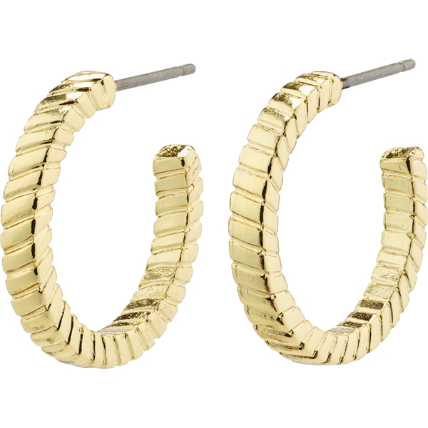 13221-2003 ECSTATIC Square Snake Chain Earrings (Bild 1 von 2)