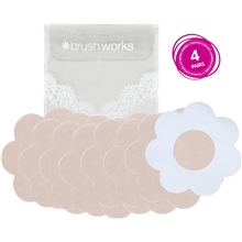 1 set - Brushworks Nude Satin Nipple Covers