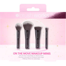 Brushworks On The Move Makeup Minis Set