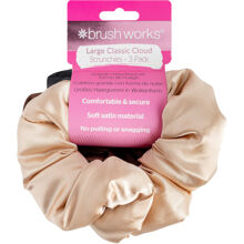 Brushworks Large Classic Cloud Scrunchies 3 St/Paket