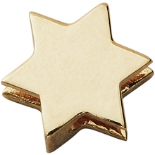 Design Letters Star Charm Gold