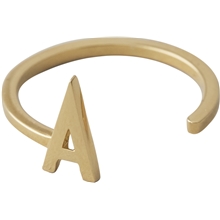 Design Letters Ring Gold A-Z