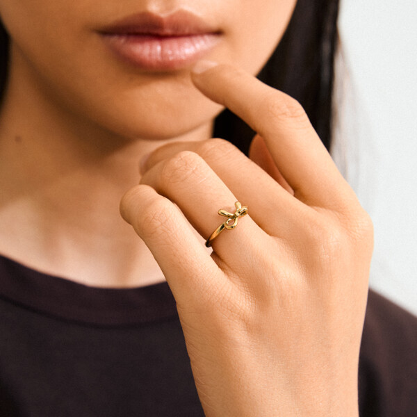 63253-2014 Lulu Bow Stack Ring (Bild 3 von 3)