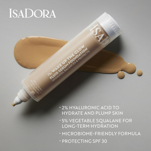 IsaDora The Wake Up the Glow Fluid Foundation (Bild 5 von 8)