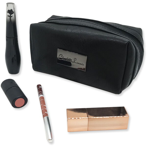 Black Zircon Casual Makeup Bag (Bild 4 von 5)