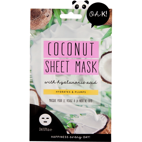 Oh K! Coconut Sheet Mask with Hylauronic Acid (Bild 1 von 3)