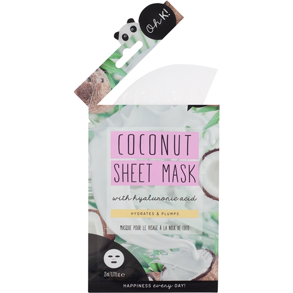 Oh K! Coconut Sheet Mask with Hylauronic Acid (Bild 2 von 3)
