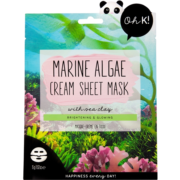 Oh K! Marine Algae Cream Sheet Mask with Sea Clay (Bild 1 von 4)