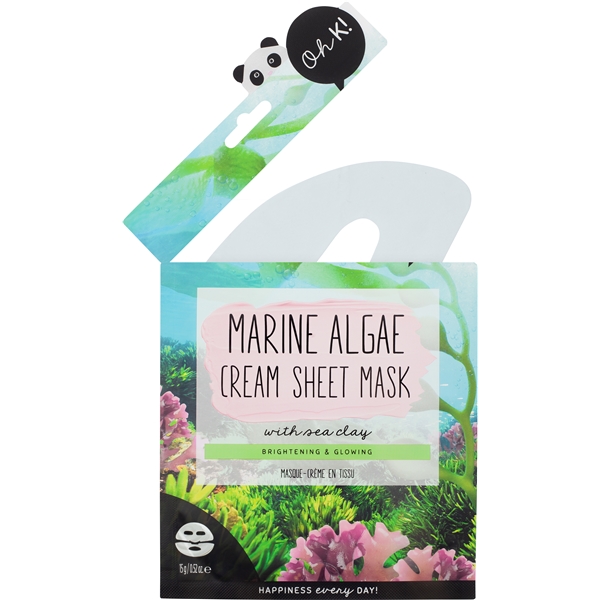 Oh K! Marine Algae Cream Sheet Mask with Sea Clay (Bild 3 von 4)