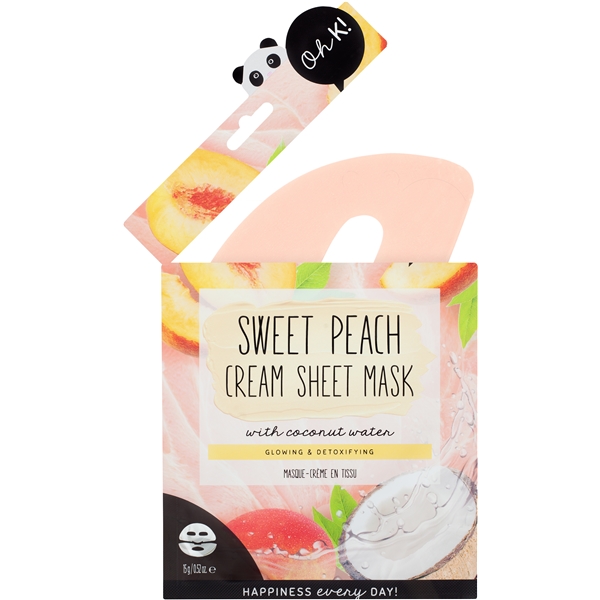 Oh K! Sweet Peach Cream Sheet Mask (Bild 3 von 4)
