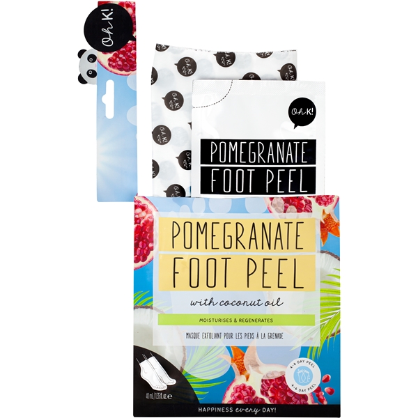 Oh K! Pomegranate Foot Peel with Coconut Oil (Bild 3 von 4)