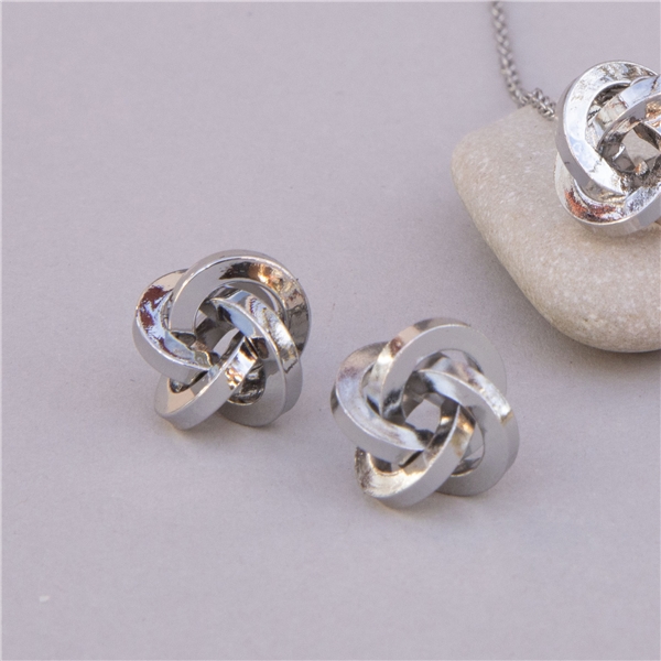 PEARLS FOR GIRLS Knot Earring Silver (Bild 2 von 2)