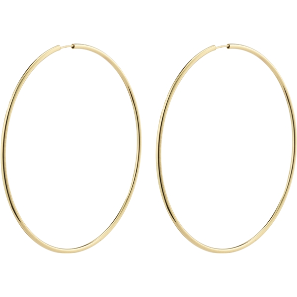 28232-2033 APRIL Gold Maxi Hoop Earrings (Bild 1 von 3)
