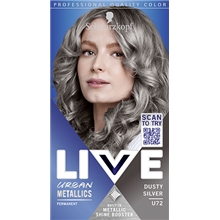 1 set - No. 072 Dusty Silver - Live Intense Color Urban Metallics