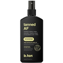 Tanned AF Intensifier Deep Tanning Dry Spray Oil 236 ml