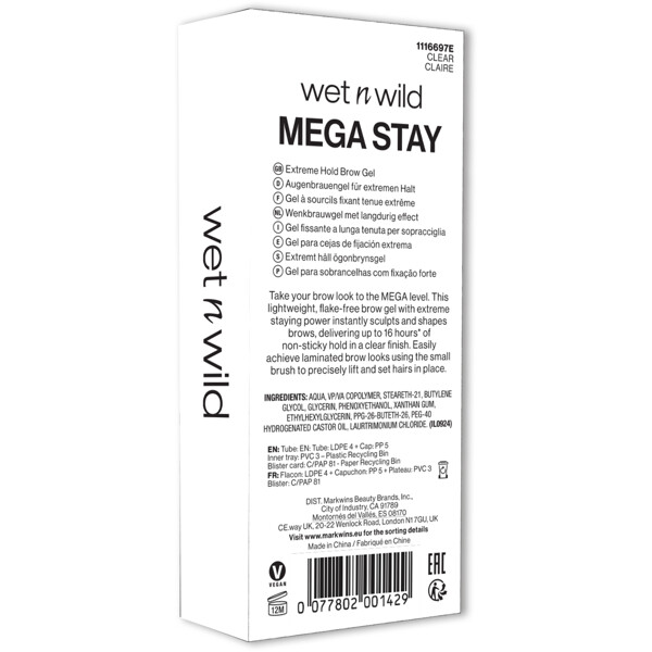 Wet n Wild Mega Stay Extreme Hold Brow Gel (Bild 8 von 8)